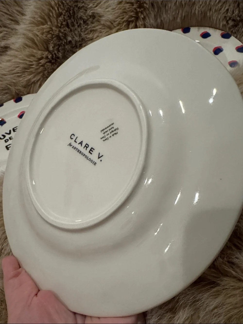 Anthropologie X Clare‎ V. Dessert Plate